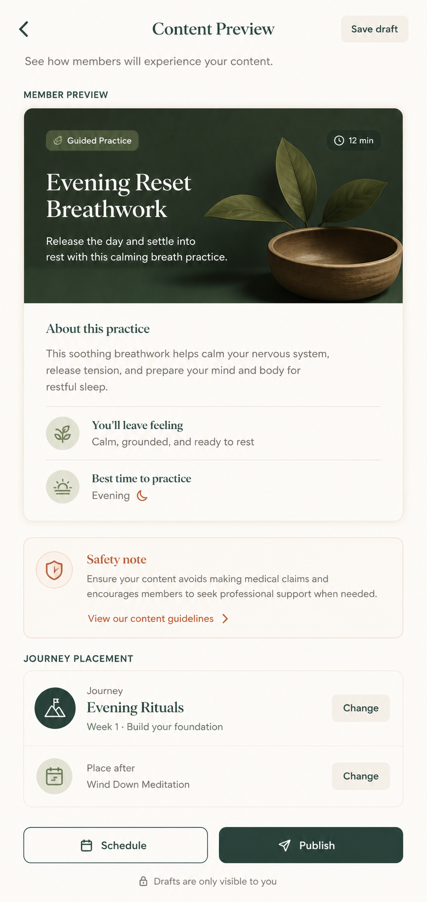 Preview & Publish — preview và publish