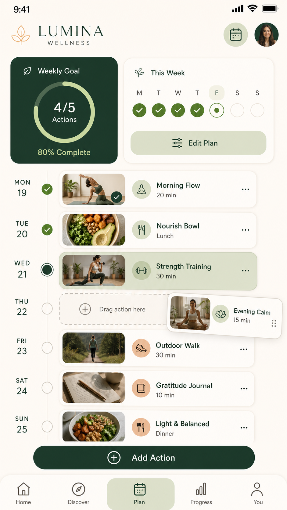 Create Plan & Assign Action — tạo plan và giao action