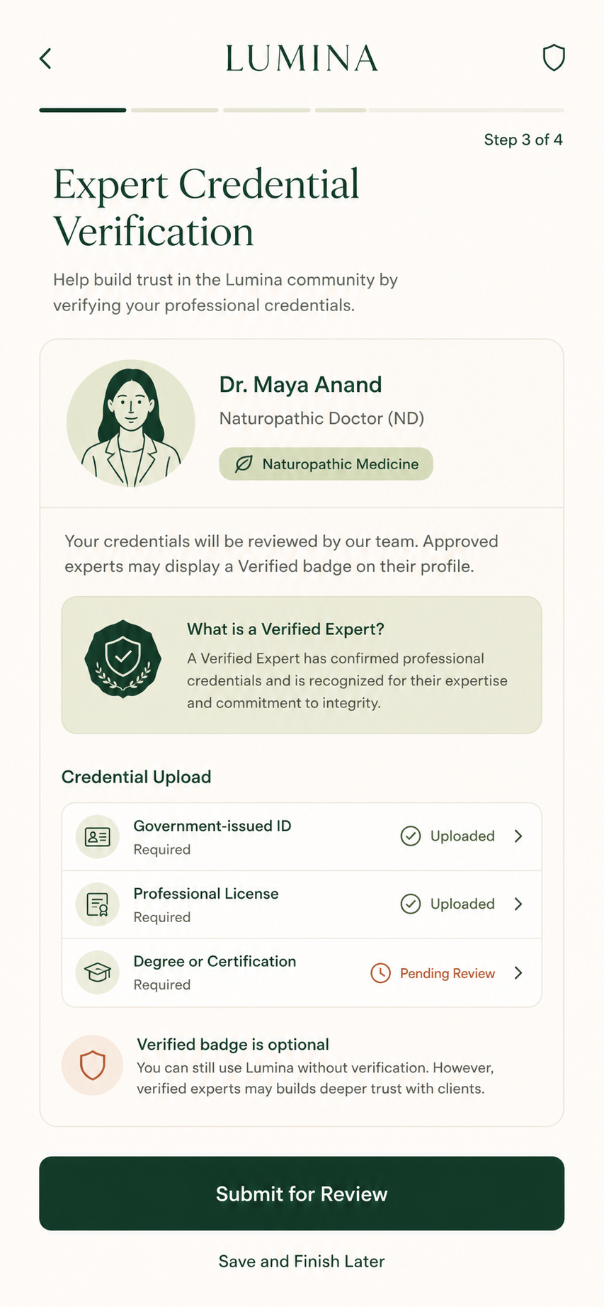 Credential Verification — xác minh credential