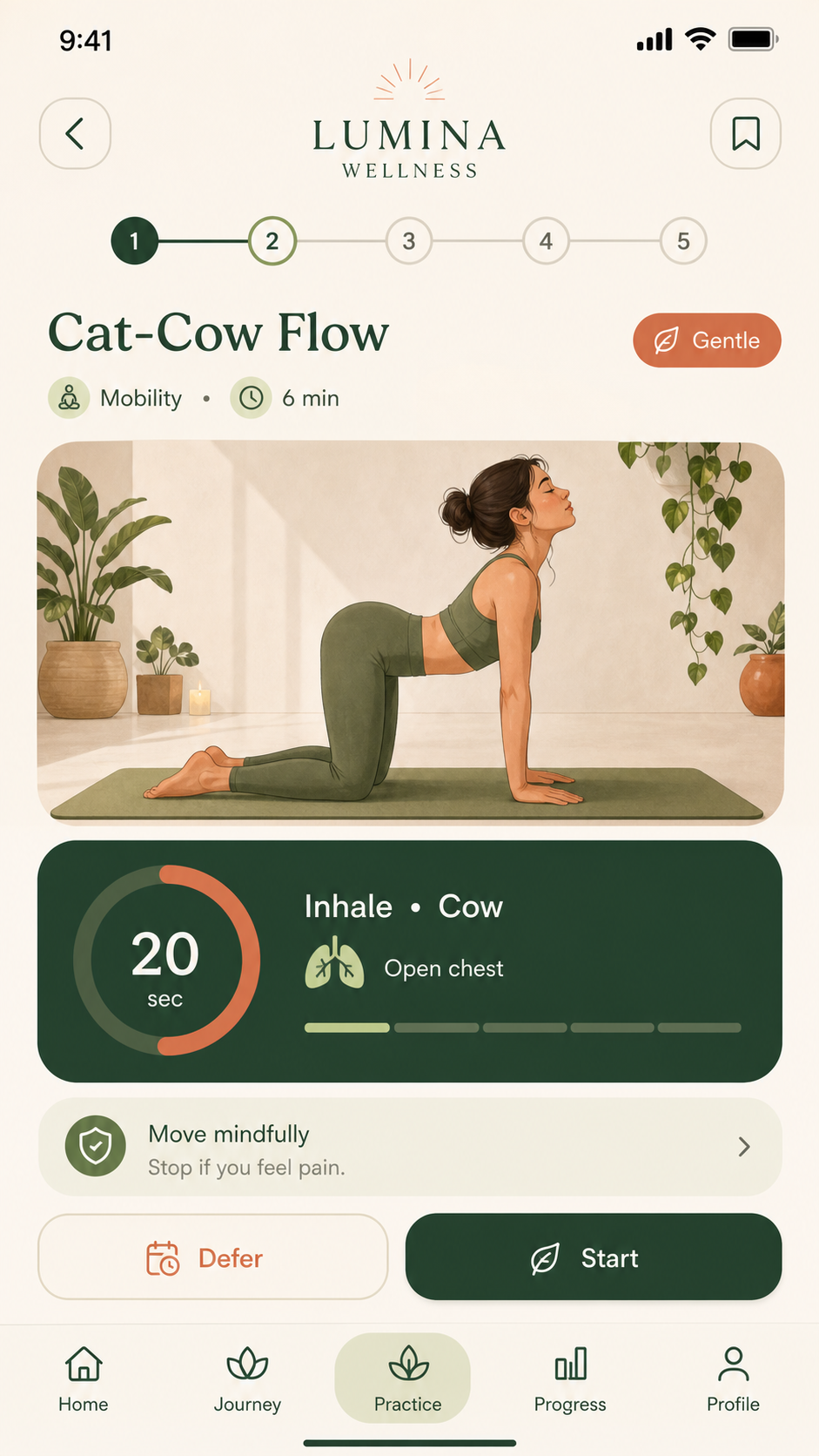 Action detail — chi tiết hành động wellness